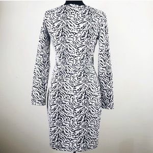 zebra animal print dress